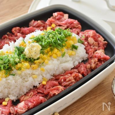 5分で完成!ペッパーランチ風ごはん