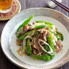 砂肝の銀皮と香味野菜のおつまみ