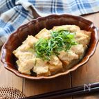 トースターで簡単♡カリとろおろしマヨ厚揚げ