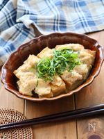 トースターで簡単♡カリとろおろしマヨ厚揚げ
