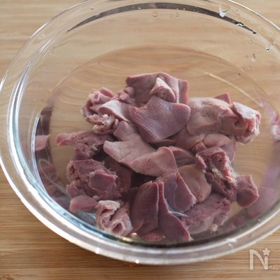 鶏レバーの下ごしらえ