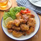 ＼やわらかジューシー／鶏むね肉の甘酢ごま照り焼き