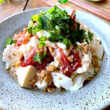 【無限おつまみ豆腐】さっぱり旨い!!梅じそ納豆