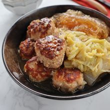 肉団子と白菜のうま煮