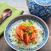 鮭とねぎの冷やし茶漬け