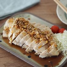【よだれ鶏】レンジで簡単柔らか！タレが絶品😋