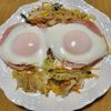 ナムディの作ってみた!投稿(ほんのひと手間!千切りキャベツのハムエッグ)