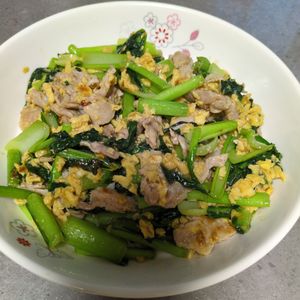 yossyの作ってみた!投稿(ワンパン10分！【ふんわり卵のひき肉オイスター炒め】)
