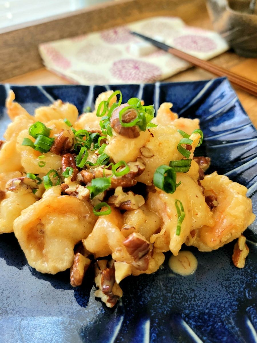 Honey Walnut shrimp”くるみ入りエビマヨ | レシピサイトNadia