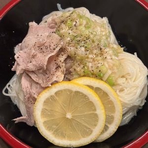 Robinの作ってみた!投稿(ごま油香るぶっかけ！【ネギ塩レモンの豚しゃぶそうめん】)