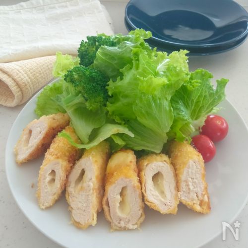 低脂肪なのにボリュミー☆ささみチーズロール