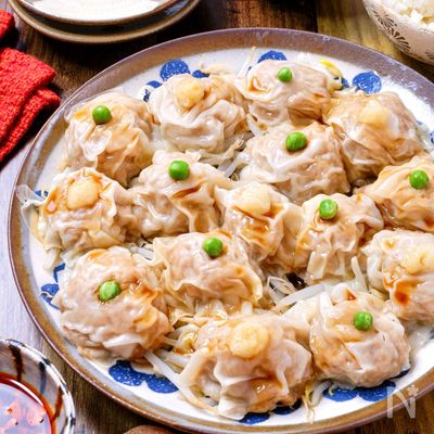 【ふんわり肉しゅうまい】レンジで1発!包丁不要♡洗い物激減!