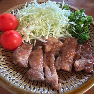 ponnsukeの作ってみた!投稿(お手軽ごちそうおかず♡『はちみつジンジャーポークステーキ』)
