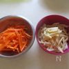 【筍・人参・蒟蒻のきんぴら】ご飯によく合う甘辛味！お弁当にもの工程1