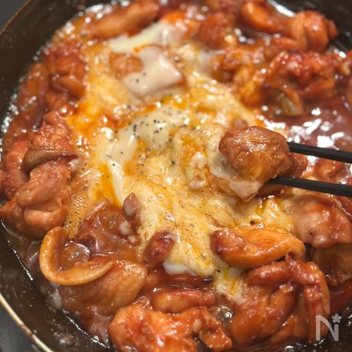 15分で簡単!ご飯が欲しくなる旨辛チーズプルダック🔥