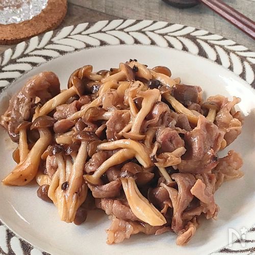 疲れた日は【豚肉としめじの甘辛炒め】で決まり!