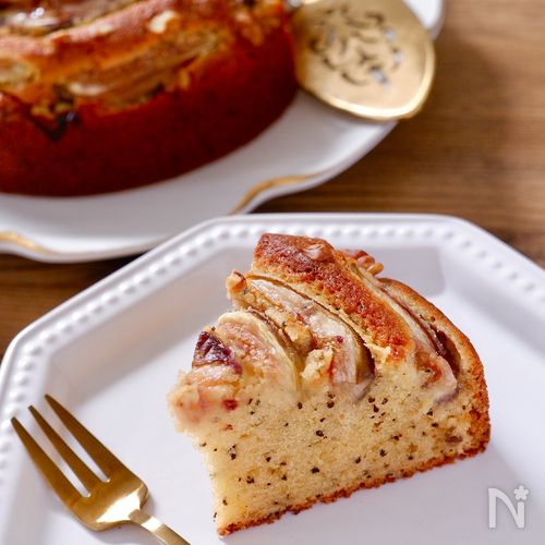 しっとりふんわり【いちじくと紅茶の米粉ケーキ】バター小麦なし