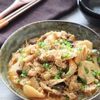 【豚肉と蓮根の旨辛煮】ヘルシーでめっちゃご飯に合うおかず♪