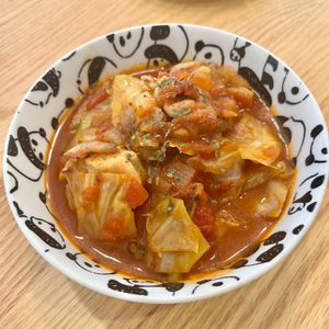 たきの作ってみた!投稿(【コクうま！】鶏とキャベツのトマト煮込み)