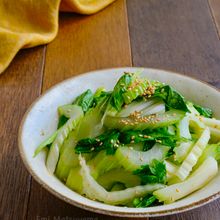 ポリ袋で簡単♪セロリの浅漬け