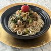 炒めてのせるだけ簡単♡豚バラとなすとニラの細うどん