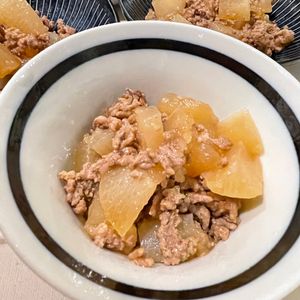 ちひろの作ってみた!投稿(【そぼろ大根のとろとろ煮】とろける大根♪そぼろあんたっぷり✩)