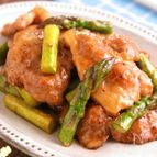 アスパラポークソテー『ケチャップが隠し味♪』