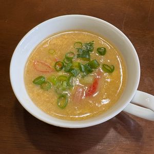 あんこ好きの作ってみた!投稿(5分で完成♪とろたまカニカマスープ)