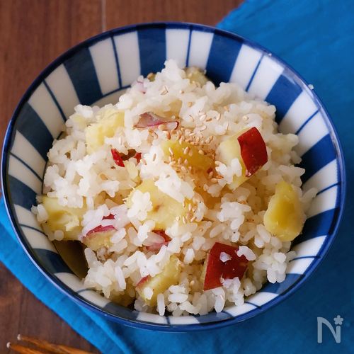 黄金比レシピ!ほくほく甘い『絶品さつまいもご飯🍚』