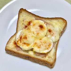 キャピタンの作ってみた!投稿(朝食の定番。ハムチーズトースト)