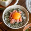 【明太子の卵かけご飯】急ぎのランチに♪
