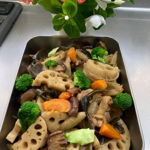 そら・ゆずの作ってみた!投稿(根菜たっぷり♡簡単美味しい！『我が家の筑前煮』)