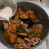 【かぼちゃのそぼろ煮】だしのうま味溢れる!の工程4