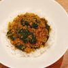 ミルクの作ってみた!投稿(『ほうれん草のキーマカレー』ワンパン10分‼︎煮込み要らず☆)