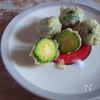 冬の我が家の定番『芽キャベツの天ぷら』