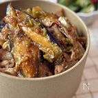 10分で完成！【豚なすの香味丼】