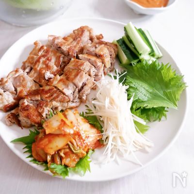 お金がなくても楽しめる!豚こまで分厚いお肉!サムギョプサル