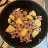 ワンパタでとろ〜り♬【ひき肉のカレーチーズポテト】の工程3
