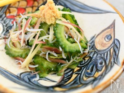ゴーヤとみょうがのしらすポン酢和え By 三浦ユーク レシピサイト Nadia ナディア プロの料理家のおいしいレシピ