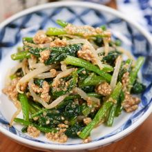 ほうれん草のおいしい食べ方1位😋砂糖醬油のごま和え🥗✨