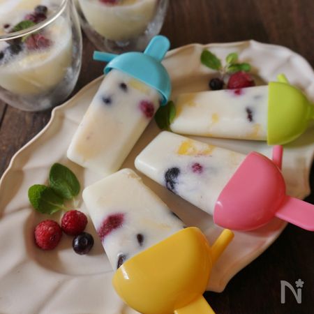 冷凍フルーツで手軽に 白くま風アイスバー By 楠みどり レシピサイト Nadia ナディア プロの料理家のおいしいレシピ