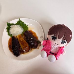まつりかの作ってみた!投稿(食欲倍増！【なすと豚バラの梅照り焼き】なすに挟むだけ！)