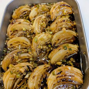 るるる♪の作ってみた!投稿(こう食べなきゃもったいない！【新玉ねぎの旨ダレ焼きびたし】)