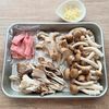 【きのこのクリームパスタ】白だしで絶品／ワンパンで簡単！の工程1