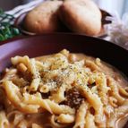 レンジで簡単♡たっぷりチーズのカレーソースペンネ