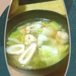 チョロリスの作ってみた!投稿(【白菜のぽかぽか柚子胡椒スープ】鶏むねちくわで満足感も◎)