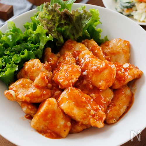『本格やみつき☆鶏チリ』むね肉でコスパ◎パサつかずやわらか♪