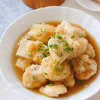 『鶏むね肉と豆腐の和風みぞれ煮』ワンパンで♪おろし汁も活用！