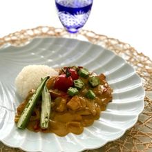 夏野菜たっぷり♪♪『濃厚ココナッツミルクカレー』