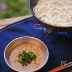 サバ缶で!ごまだれつけうどん